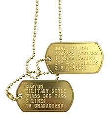 Custom brass military for sale  Delivered anywhere in USA 