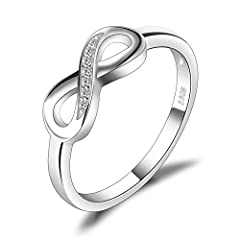 Used, JewelryPalace Infinity Forever Love Knot Promise Ring for sale  Delivered anywhere in UK