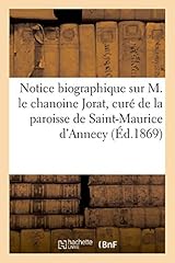 Biographique chanoine jorat d'occasion  Livré partout en France