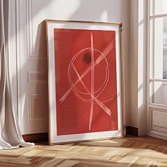 Red abstract giclee for sale  Delivered anywhere in USA 
