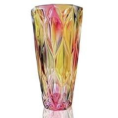 Colorful vase crystal for sale  Delivered anywhere in UK