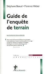 Guide enquête terrain d'occasion  Livré partout en France