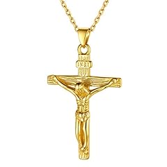 Gold cross necklace for sale  Delivered anywhere in USA 