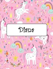 Diana unicorn notebook for sale  Delivered anywhere in UK
