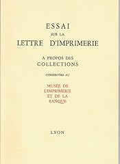 Lettre imprimerie propos d'occasion  Livré partout en France