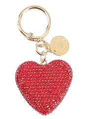 Rhinestone heart keychain for sale  Delivered anywhere in USA 