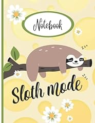 Sloth mode notebook for sale  Delivered anywhere in Ireland
