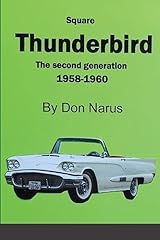 Square thunderbird 1958 for sale  Delivered anywhere in USA 