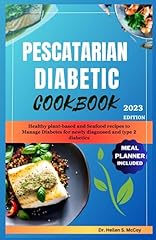 Pescatarian diabetic cookbook for sale  Delivered anywhere in USA 
