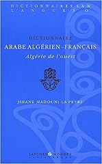 Dictionnaire arabe algérien d'occasion  Livré partout en France