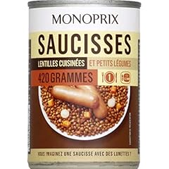 Monoprix saucisses lentilles d'occasion  Livré partout en France