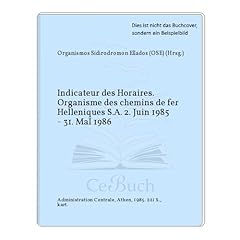 Indicateur horaires. organisme d'occasion  Livré partout en France