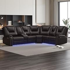 Manual reclining sectional for sale  Delivered anywhere in USA 