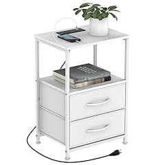 Domydevm white nightstand for sale  Delivered anywhere in USA 