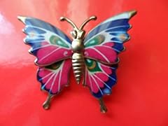 Butterfly tin badge for sale  Delivered anywhere in UK