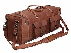 Cuero leather duffle for sale  Delivered anywhere in USA 