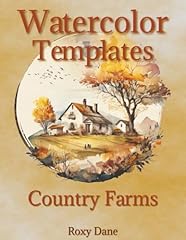 Watercolor templates country for sale  Delivered anywhere in USA 