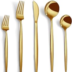 Piece gold silverware for sale  Delivered anywhere in USA 