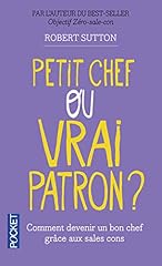 Petit chef vrai d'occasion  Livré partout en Belgiqu