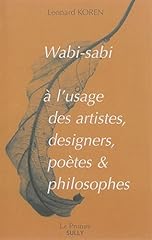 Wabi sabi usage d'occasion  Livré partout en France