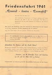 Friedensfahrt 1961 rennrad gebraucht kaufen  Wird an jeden Ort in Deutschland