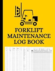 Forklift maintenance log for sale  Delivered anywhere in UK