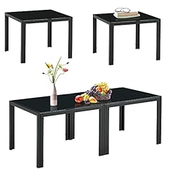 Black glass coffee for sale  Delivered anywhere in USA 