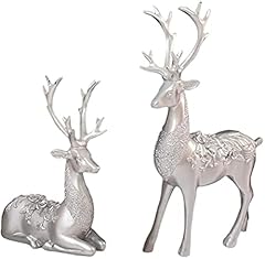 Pack reindeer figurines for sale  Delivered anywhere in USA 