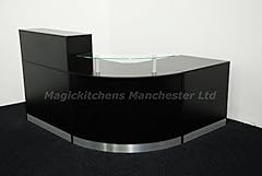Reception desk black for sale  Delivered anywhere in UK