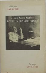 Pièces faciles francis d'occasion  Livré partout en France