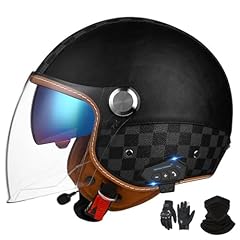 Casco jet bluetooth usato  Spedito ovunque in Italia 