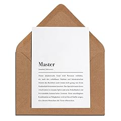 Master definition glückwunsch gebraucht kaufen  Wird an jeden Ort in Deutschland