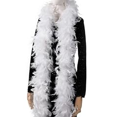 Feather boa white for sale  Delivered anywhere in UK