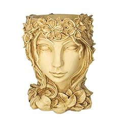 FOVERN1 Goddess Head Design Succulents Plant Pot, Lady for sale  Delivered anywhere in UK