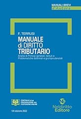 Manuale diritto tributario. usato  Spedito ovunque in Italia 