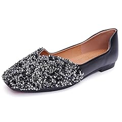 Qxcgdyxt black flats for sale  Delivered anywhere in USA 
