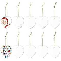 Pieces sublimation ornament for sale  Delivered anywhere in USA 
