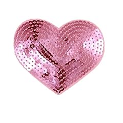 Heart shaped sequin for sale  Delivered anywhere in UK