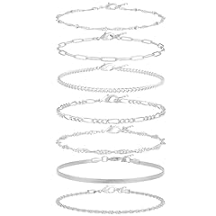 Reoxvo silver bracelets for sale  Delivered anywhere in USA 