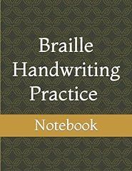 Braille handwriting practice for sale  Delivered anywhere in UK