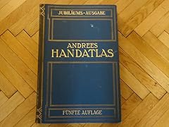 Andrees handatlas 139 gebraucht kaufen  Wird an jeden Ort in Deutschland