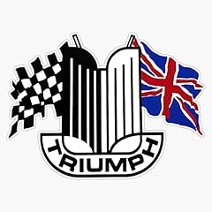 Triumph shield checkered for sale  Delivered anywhere in USA 