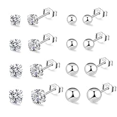 Sterling silver stud for sale  Delivered anywhere in UK