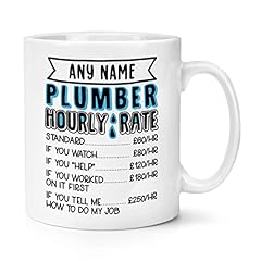 Personalised plumber hourly for sale  Delivered anywhere in UK