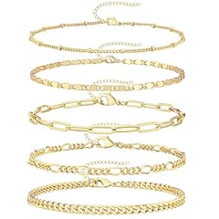 5pcs chain bracelet for sale  Delivered anywhere in UK