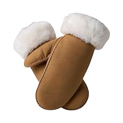 Genuine sheepskin mittens for sale  Delivered anywhere in UK