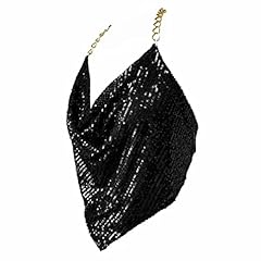 Black sequin top for sale  Delivered anywhere in USA 