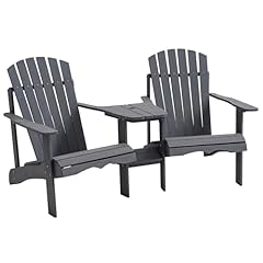 Outsunny wooden adirondack for sale  Delivered anywhere in USA 