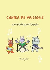 Cahier musique grosses d'occasion  Livré partout en France