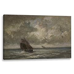 Vintage moody seascape for sale  Delivered anywhere in USA 